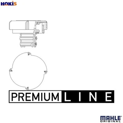 CAP COOLANT TANK CRB 21 000P FOR BMW 3/X/SAV/E8/E46/X5/E5/E6/Convertible/E9/7 - Image 1 of 4