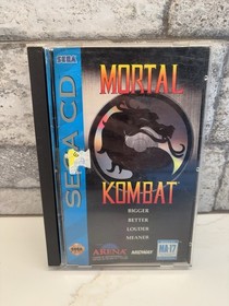 Mortal Kombat (Sega CD, 1993) CIB W Manual & Foam / Inserts - Tested Working