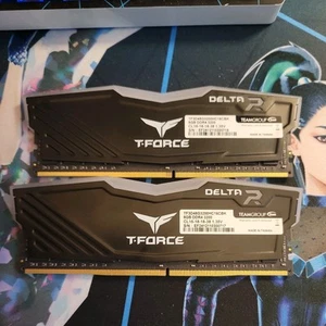 DDR4 3200 16GB 8x2 T-Force Delta RGB RAM Memory CL16 - Picture 1 of 1