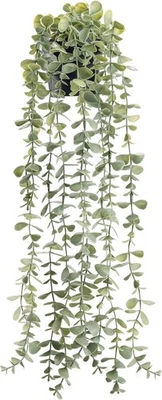 Der Rose 1 pieza plantas falsas colgantes artificiales plantas de eucalipto sintético en maceta para V Foto 1 de 4