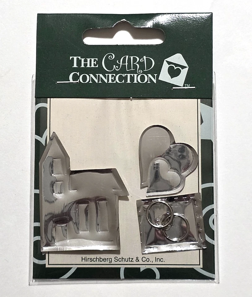 Декоративные металлические украшения СОЕДИНЕНИЕ КАРТ - СВАДЕБНАЯ ЧАСОВНЯ - 3 шт. - Изображение 1 из 2