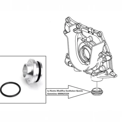 Modifica Guarnizione Pescante Pompa Olio Fiat 1.6 2.0 2.2 JTD M-Jet Stellantis - Immagine 1 di 4