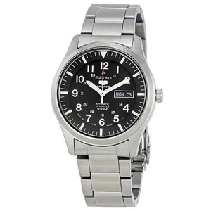 Seiko 5 SNZG13J1 reloj para hombres automático negro | Made in Japan | Nuevo y embalaje original - Imagen 1 de 5