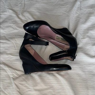 Luxury Rebel Black Wedges - Image 1 of 4