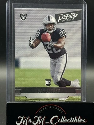 2019 Panini Prestige Josh Jacobs #240 LV Raiders Rookie Packers - Image 1 of 2