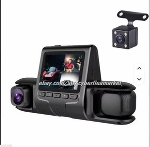 4 Channel Dash Cam 360° Dash Camera HD 1080P 4 Lens Driving Recorder w/32G Card - Picture 1 of 6