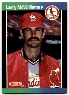 1989 Donruss Larry McWilliams . St. Louis Cardinals #516 - Image 1 of 2
