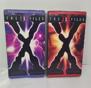 The X Files 2 VHS Tapes, 1996 Pilot, Deep Throat and Conduit, Ice - Picture 1 of 13