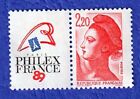 TIMBRE FRANCE 1989 PHILEX FRANCE 89 MARIANNE NEUF