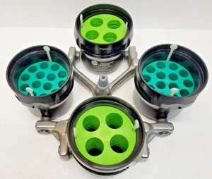 BECKMAN SPINCHRON DLX R ALLEGRA 6 6R CENTRIFUGE GH-3.8 ROTOR W/ BUCKETS ADAPTERS - Picture 1 of 5