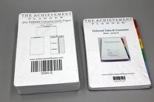 2015 Achievement Planner Annual Refill Pages Colored Tabs Dividers Contents NEW - Picture 1 of 7