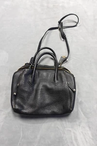 Rebecca Minkoff Mini Perry Satchel Black Convertible Top Handle Bag Crossbody - Picture 1 of 8
