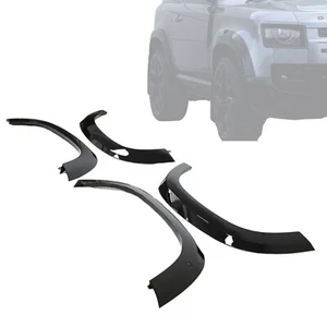 Wide Wheel Arch Kit Gloss Black Flare Fender Fits Land Rover Defender 90 2021+ - Picture 1 of 8