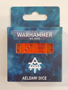 GW Warhammer 40K - Aeldari Dice 46-75 - FACTORY SEALED - Imagen 1 de 1