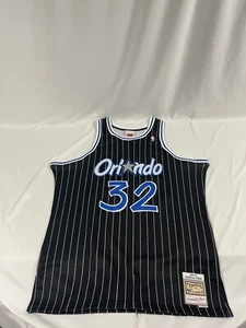 Mitchell & Ness NBA Swingman Black Jersey Magic 94 Shaquille O'Neal Mens Sz XLT - Picture 1 of 9