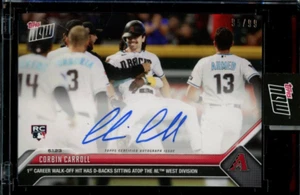 2023 Topps Now #364A Corbin Carroll Auto RC Rookie Autograph #d 95/99 - Picture 1 of 2