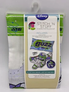 Disney Pixar Stitch n Stuff Buzz Lightyear Pillow Kit (3 Pillows + Pocket Pal) - Picture 1 of 7