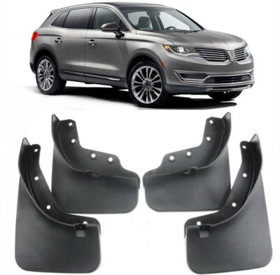 4x Nuevos protectores contra salpicaduras delanteros y traseros guardabarros para Lincoln MKX 2016-2021 Foto 1 de 4