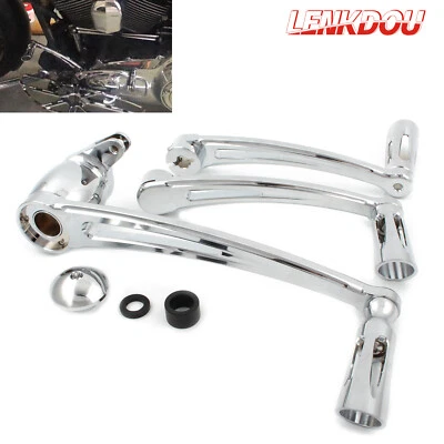 Brake Arm Shift Lever w/ Shifter Pegs For Harley Touring Road King Electra Glide - Imagem 1 de 4