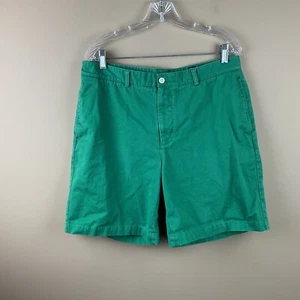Vineyard Vines Club Shorts men’s 35 X 9 Green chino cotton Twill Golf Walking - Picture 1 of 9
