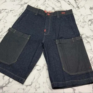 Men's Ecko Dk Blue Pocked Coated Casual Shorts NWT - Picture 1 of 3