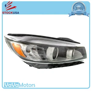 Fits 2016 2017 2018 Kia Sorento Headlight Halogen w/LED Light Bar Passenger Side - Picture 1 of 10