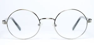 MEG 0216 Redondo Gris Original Gafas Lunetas Glasögon Gafas Redondas - Imagen 1 de 5
