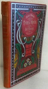 Tour du Monde en 80 Jours - Jules Verne - Acanthus Leaves  Red - Picture 1 of 8