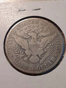 1912-S Barber Half Dollar San Francisco Mint US 50c 90% silver #5t-6586 - Picture 1 of 3