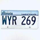  Plaque d'immatriculation passager États-Unis Illinois Land of Lincoln WYR 269