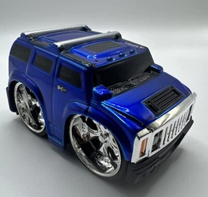TOON GARAGE 2003 HUMMER H2 3.5" BLUE BY JADA - Picture 1 of 14