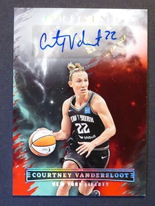 Tarjeta autógrafa 2023 Panini Origins WNBA Courtney Vandersloot Liberty 20/49 SSP! - Imagen 1 de 3