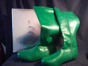 Ellie 106-AVENGE hellgrüne Stiefel mit 1"-Absatz - brandneu? Sieht sicher so aus! - Bild 1 von 3
