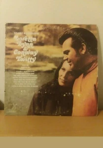 Rare Country LP- Loretta Lynn & Conway Twitty- We Only Make Believe-Decca #75251 - Foto 1 di 2