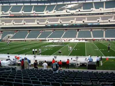 2 PHILADELPHIA EAGLES SBL PSL SEASON TICKETS RIGHTS sec 102 row 4 AISLE of 101 - Image 1 of 2