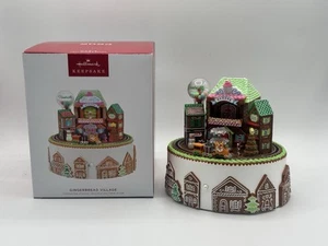 Hallmark Keepsake Gingerbread Village Magic Light Sound Motion Ornament 2023 New - Picture 1 of 16