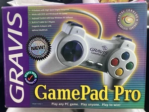 Controller vintage Gravis GAMEPAD PRO Windows 95 funziona benissimo completo mod 4201-1 - Foto 1 di 4