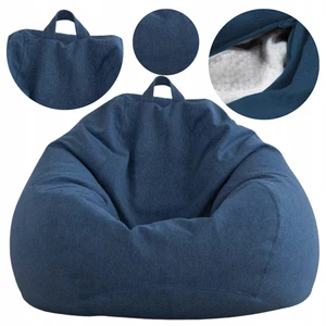 Sitzsack 250L Marineblau mit ECO Füllung Bean Bag Kissen XL - Bild 1 von 14
