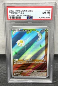 Graded 8 - Tarountula - 199/198 SV01 - Scarlet & Violet Base Set Holo (26506) - Bild 1 von 23