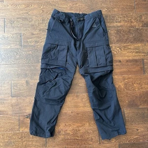 Nike ACG Smith Summit Cargo Pants Black Small Supreme Convertible Hiking - Picture 1 of 8