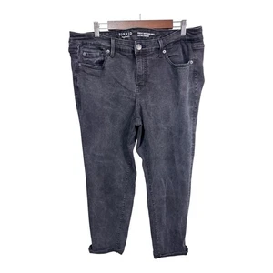 Pantalones de mezclilla al tobillo Torrid Perfect Boyfriend negros vintage elásticos para mujer Plus 18T - Imagen 1 de 7