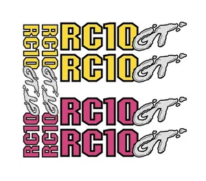 Team Associated Vintage RC10gt Gas Truck Replacement Optional Decals - Picture 1 of 1