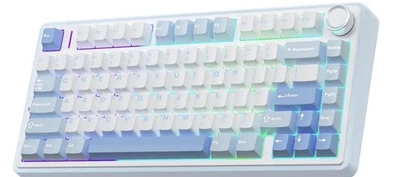 AULA F75 75% Wireless Mechanical Keyboard Tri-Mode RGB Hot Swappable PBT USB-C - Image 1 of 4