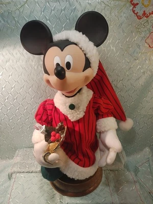 Santa's Best 1997 Mickey Unlimited MICKEY MOUSE 17" Animated Christmas Disney - Image 1 of 4