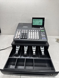Casio SE-S800 Doble Pantalla Caja Registradora Electrónica Impresión Térmica Falta Llave - Imagen 1 de 18