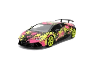 JADA 36008 LAMBORGHINI HURACAN PERFORMANTE GLOSSY BLACK PINK SLIPS 1/24 - Imagen 1 de 5