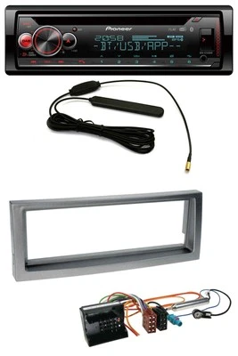 Pioneer USB DAB MP3 Bluetooth CD Autoradio für Citroen C5 Peugeot 407 ab 04 grau - Bild 1 von 4