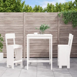 Set de Mesa y Taburetes Altos Jardín Asientos Muebles Exterior Madera vidaXL - Imagen 1 de 66