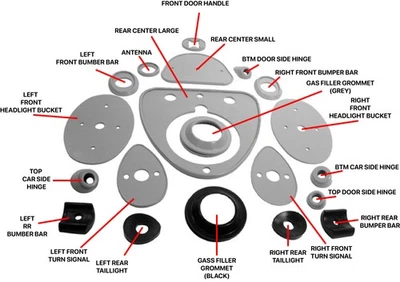 Mounting Base Kit For BMW Isetta 1955-1962; MBK 100 - Image 1 of 2