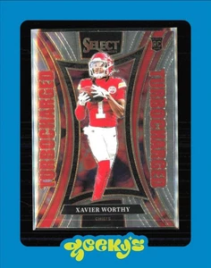 2024 Panini Select - Turbocharged Xavier Worthy #14 (RC) - Picture 1 of 2